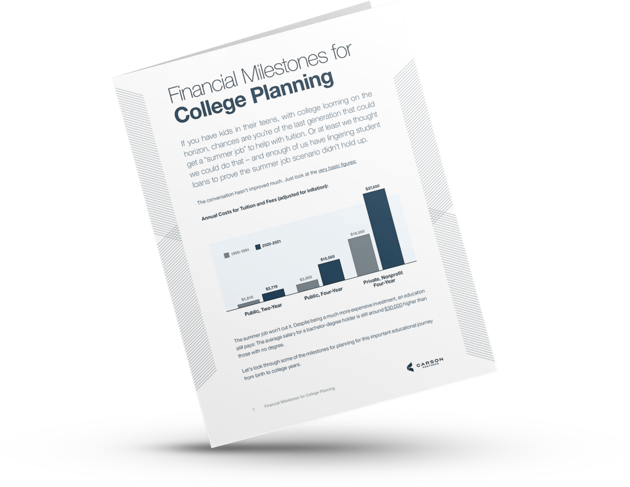 Checklist: Financial Milestones for College Planning